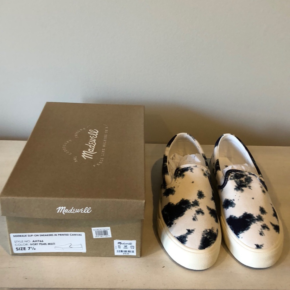 Madewell slip-on sneakers tie dye size 7.5